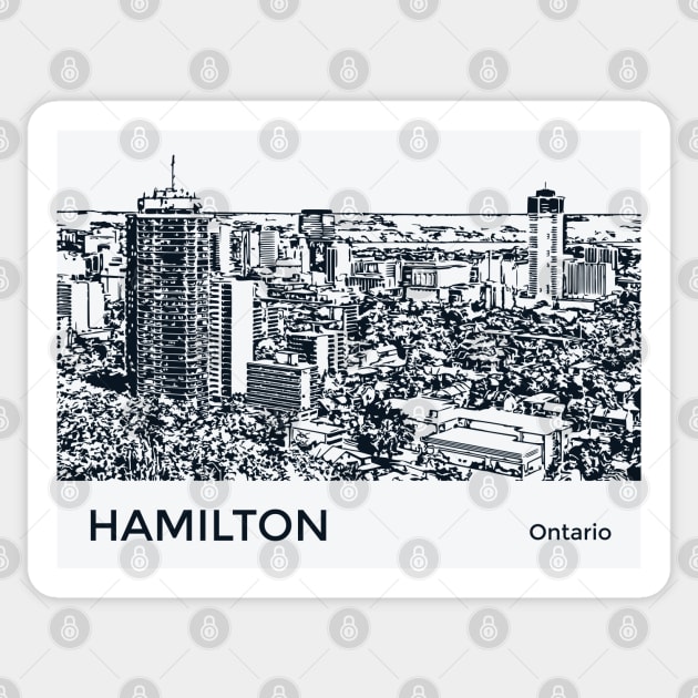 Hamilton Ontario Sticker by Lakeric